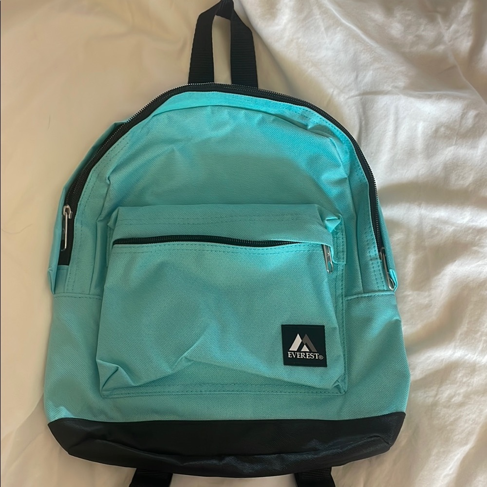 Teal Backpack with Durable Fabric and Adjustable Straps
